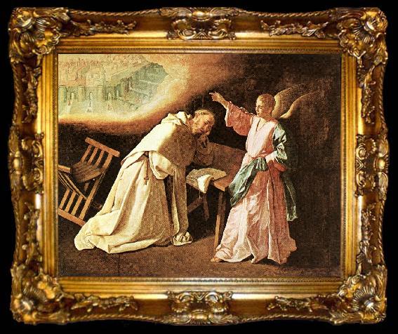 framed  ZURBARAN  Francisco de The Vision of St Peter of Nolasco, ta009-2